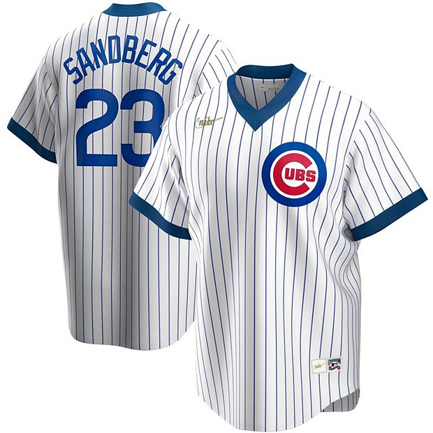 Nike Men's Chicago Cubs Ryne Sandberg White Home Cooperstown Collection Player Jersey