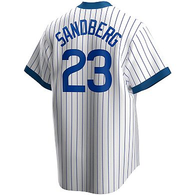 Men's Nike Ryne Sandberg White Chicago Cubs Home Cooperstown Collection Player Jersey