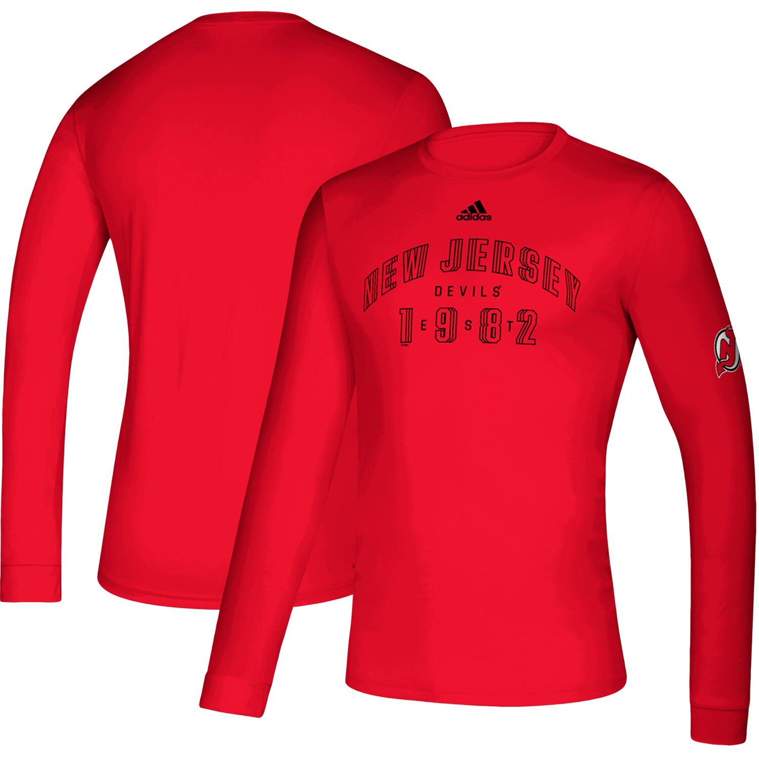 red adidas long sleeve