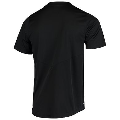 Men's Nike Black Oregon State Beavers Vapor Untouchable Elite Replica Full-Button Baseball Jersey