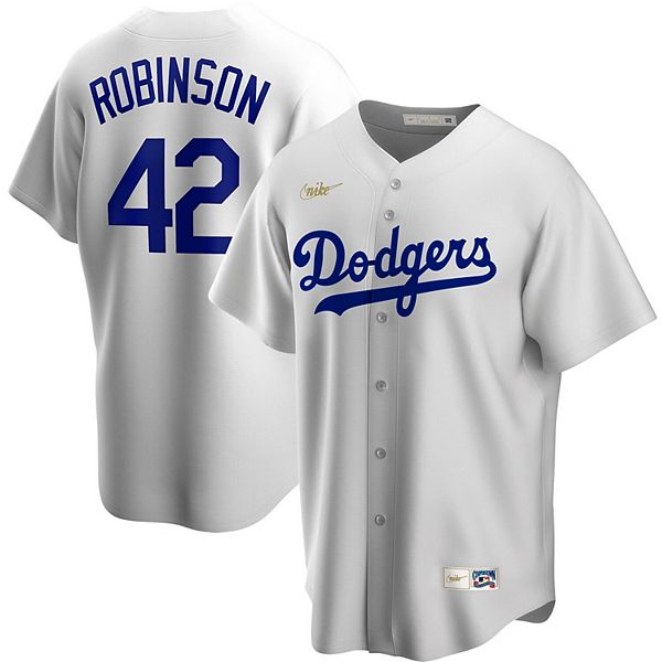 Men's Nike Jackie Robinson White Brooklyn Dodgers Home Cooperstown