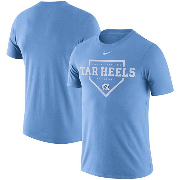 Men's Nike Carolina Blue North Carolina Tar Heels Baseball Plate  Performance T-Shirt