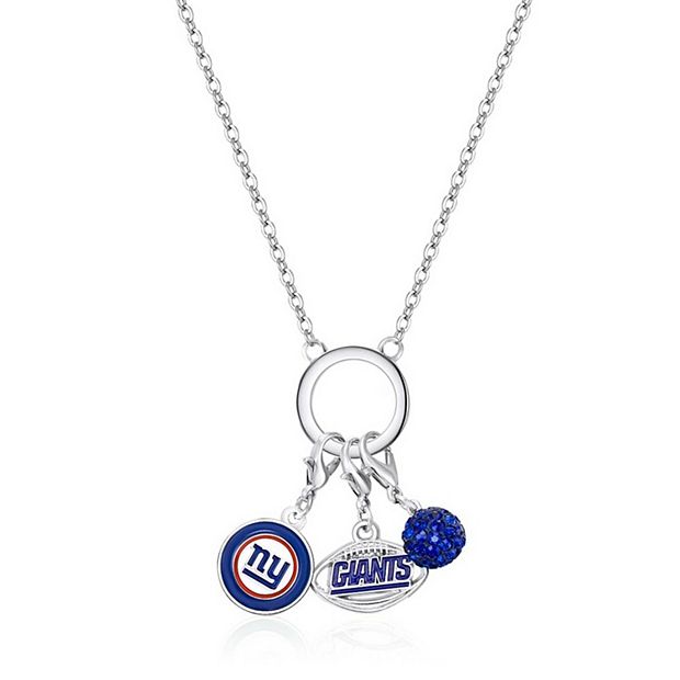 True Fans New York Giants 1/4 CT. T.W. Diamond Logo Charm in 10K