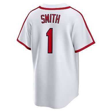 Men's Nike Ozzie Smith White St. Louis Cardinals Home Cooperstown Collection Player Jersey