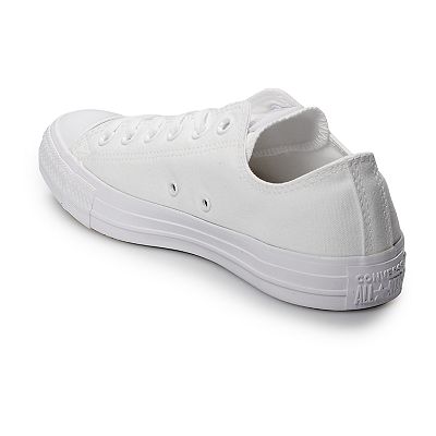 Converse low top all white best sale