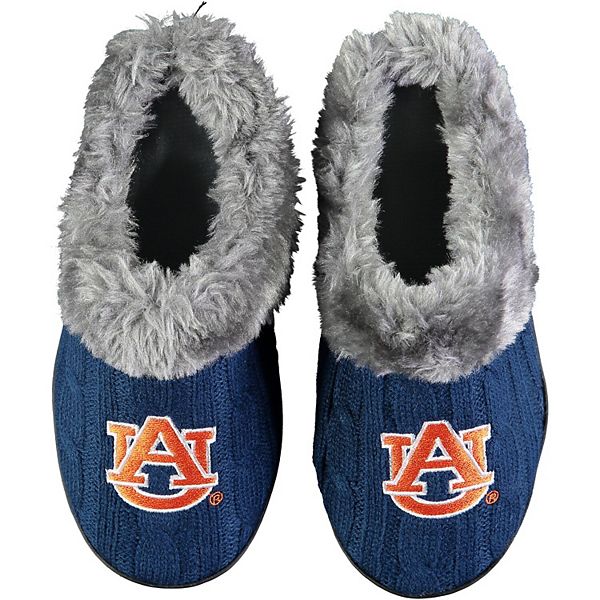 Women s Auburn Tigers Cable Knit Slide Slippers