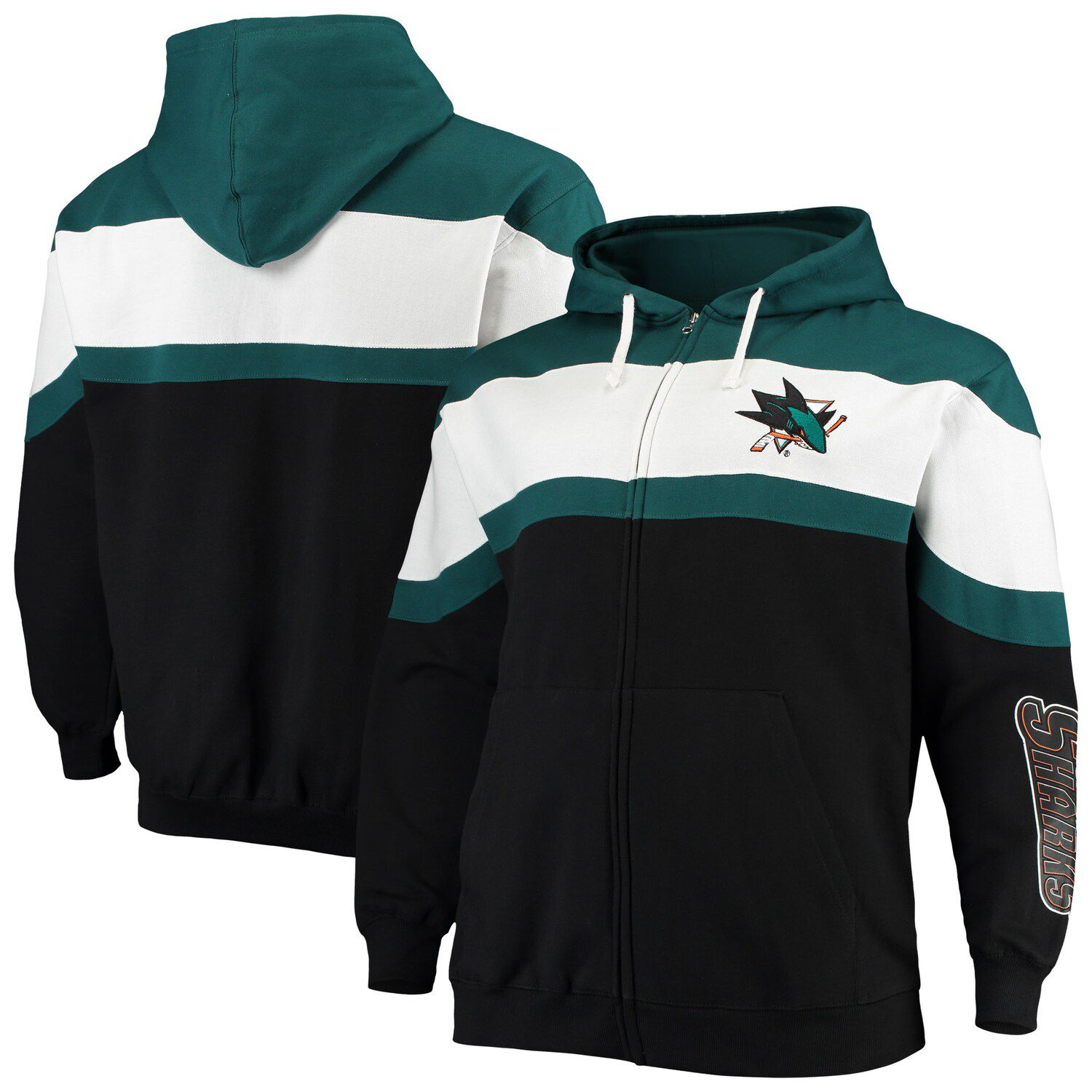 teal zipper hoodie