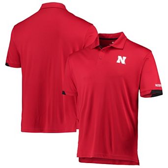 Men's Colosseum Scarlet Nebraska Huskers Santry Polo