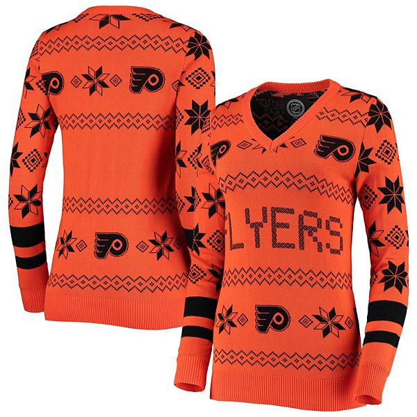 Men's Calgary Flames Red Ugly - Pullover Sweater