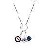 Women's New England Patriots Three-Charm Necklace
