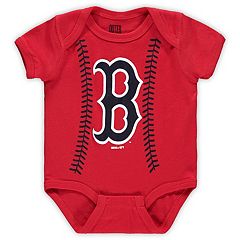 3-6,6-9,12,18 months Majestic NWT Boston Red Sox BABY Girl 3-pak one-pieces 0-3 