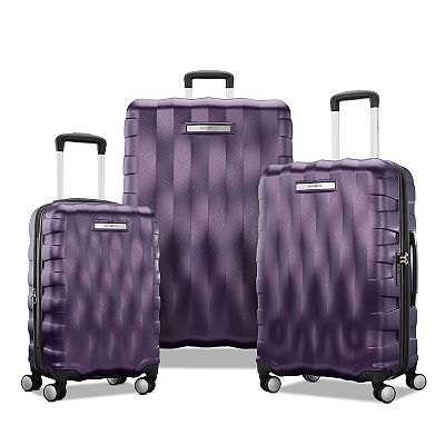Luggage Suitcases Samsonite Spinner Purple Luggage Samsonite