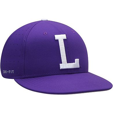 Men's Nike Purple LSU Tigers Aerobill Performance True Fitted Hat