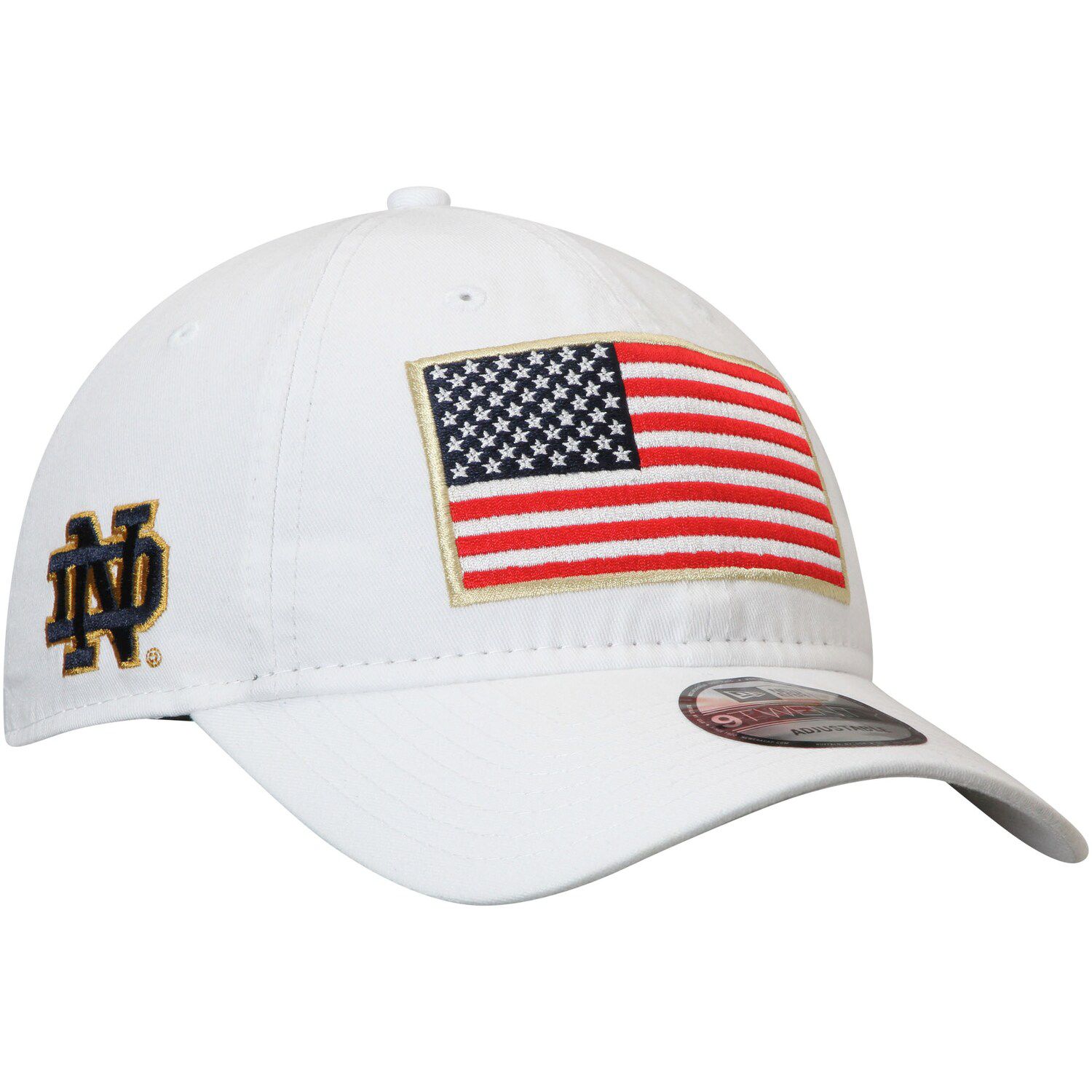 white notre dame hat