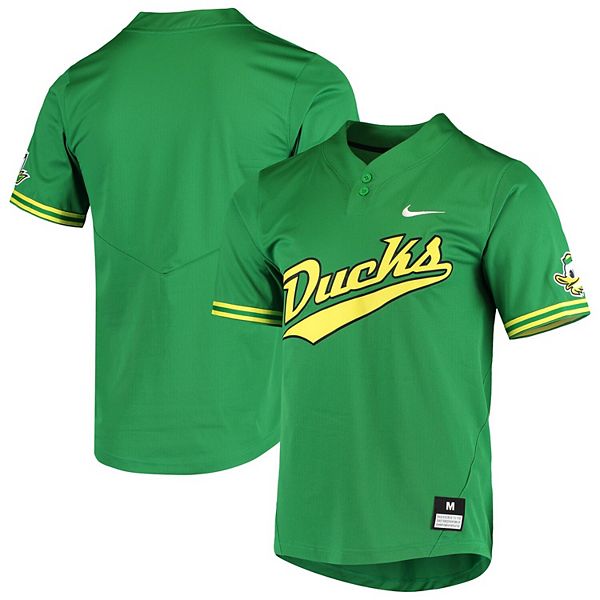 Men's Nike Green Oregon Ducks Replica 2-Button Baseball Jersey