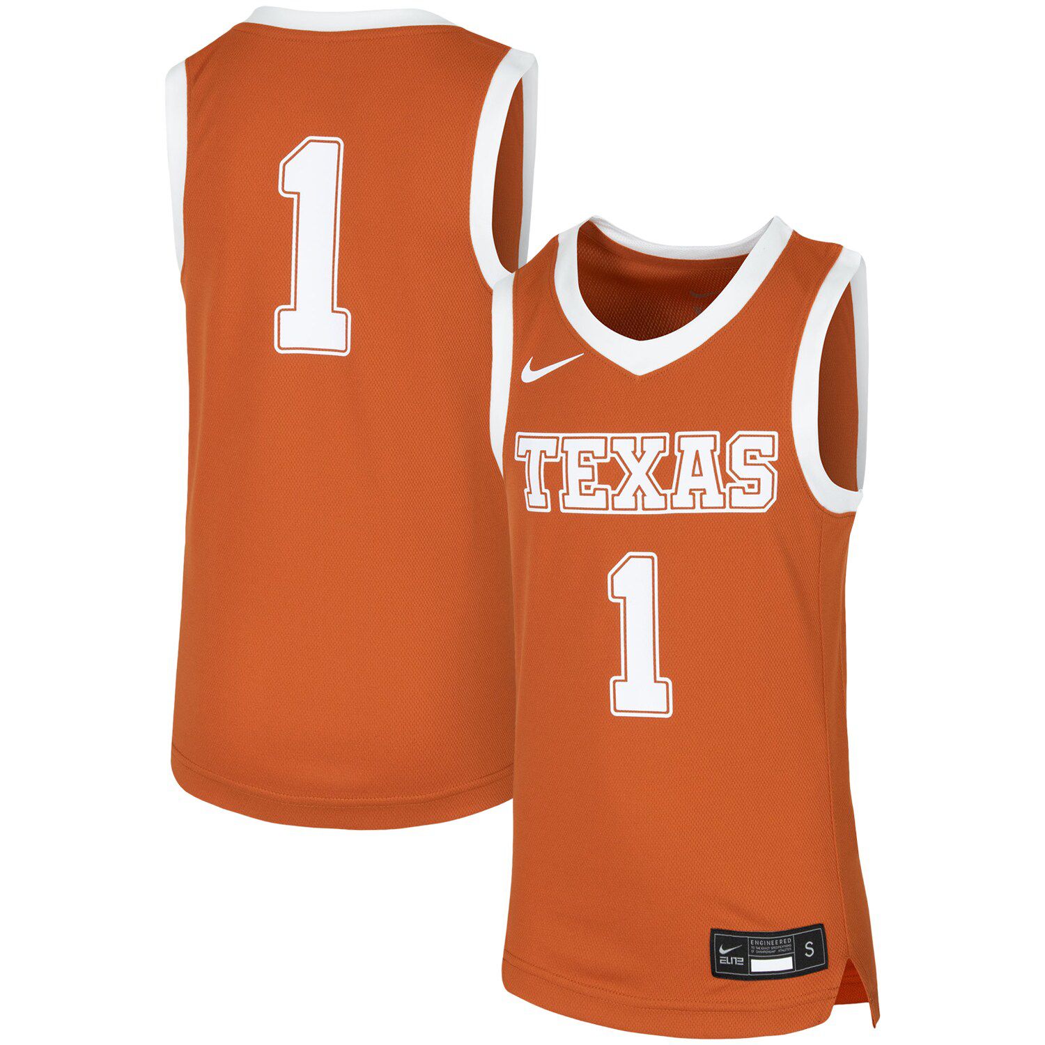 longhorns basketball jersey