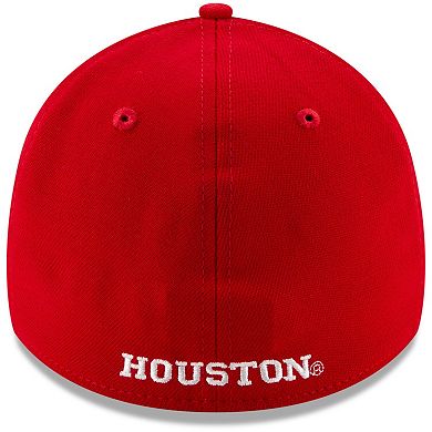 Men's New Era Red Houston Cougars Velocity 39THIRTY Flex Hat