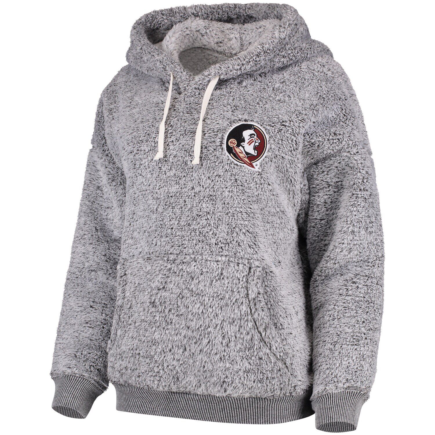 gray sherpa hoodie