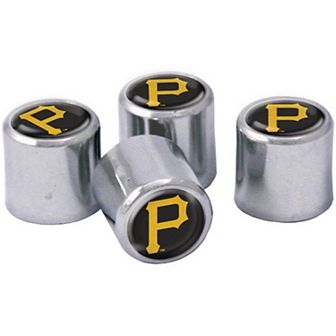 WinCraft Pittsburgh Pirates 4-Pack Valve Stem Covers