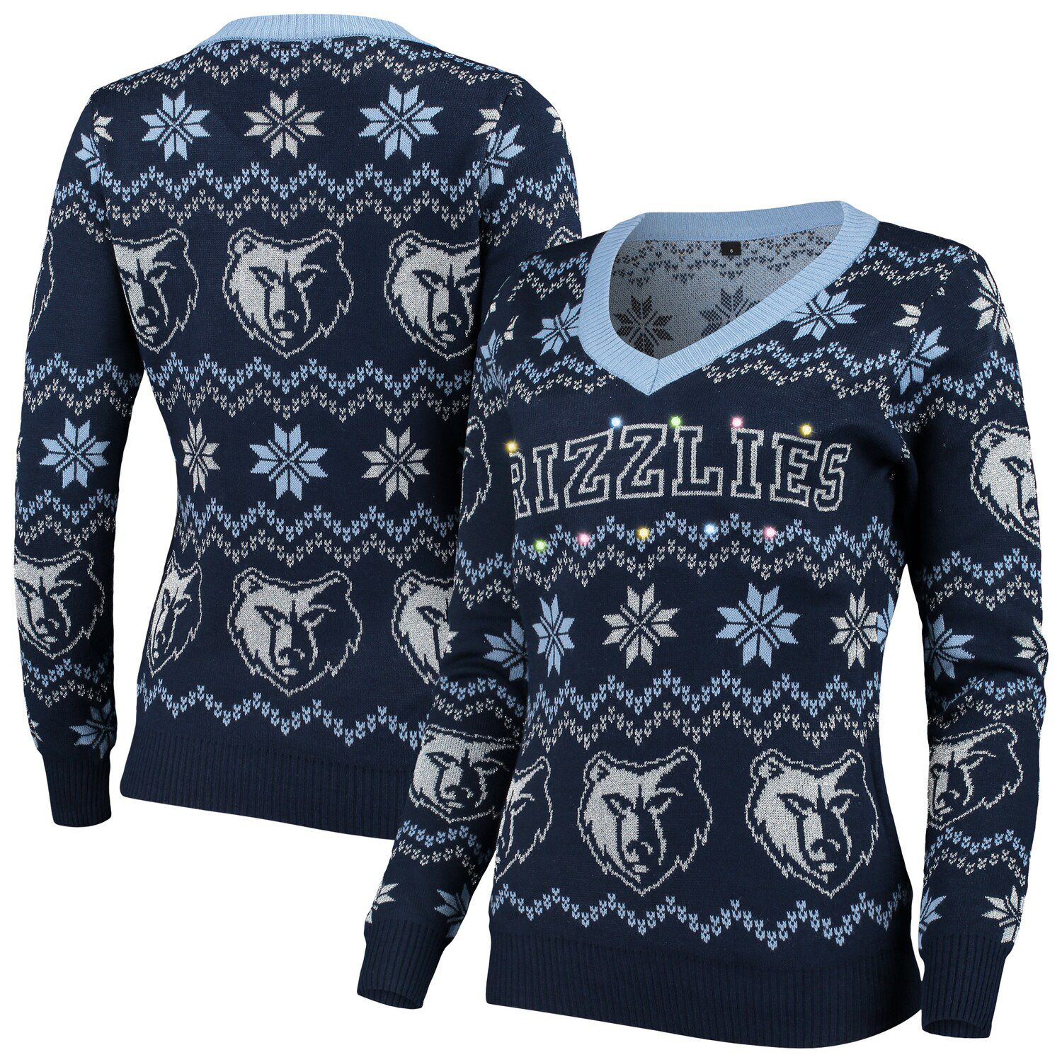 gray snowflake sweater