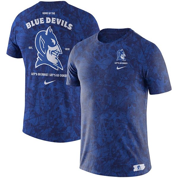 Nike Men's Duke Blue Devils Black/Camo Veterans Day T-Shirt, XL