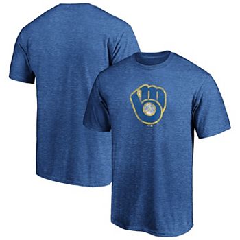 Men's Fanatics Branded Royal/Gold Milwaukee Brewers True Classics