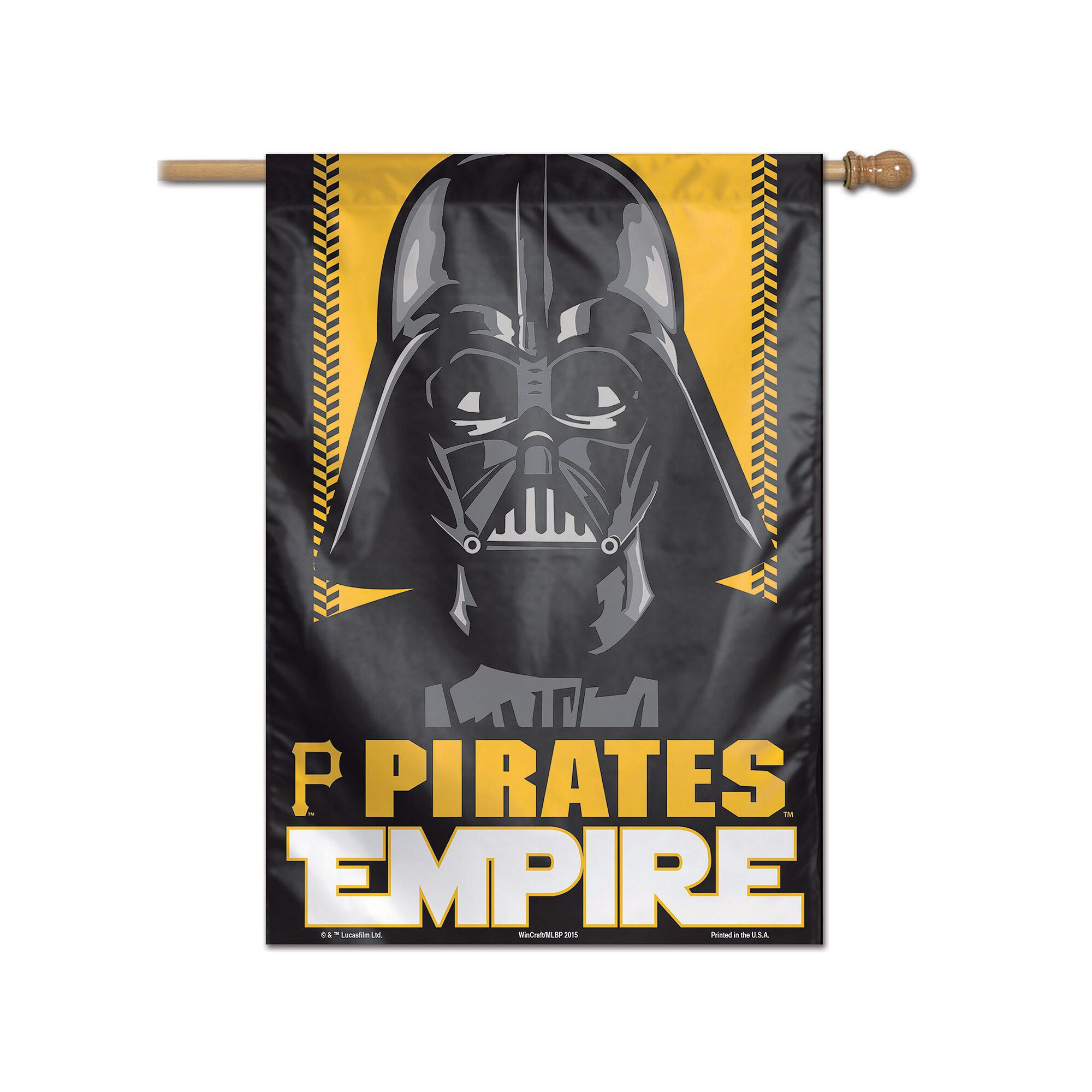 WinCraft Pittsburgh Pirates 28 x 40 Star Wars Empire Single-Sided Vert