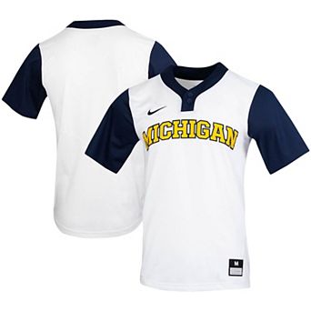 Nike White Michigan Wolverines Replica Softball Jersey