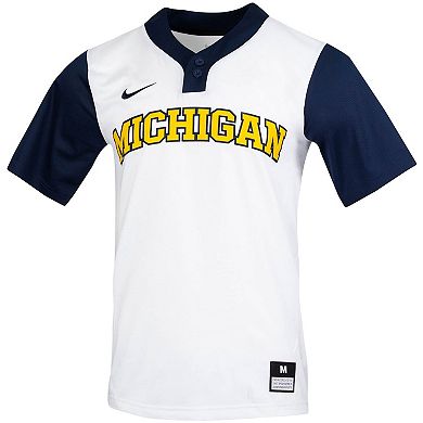 Nike White Michigan Wolverines Replica Softball Jersey
