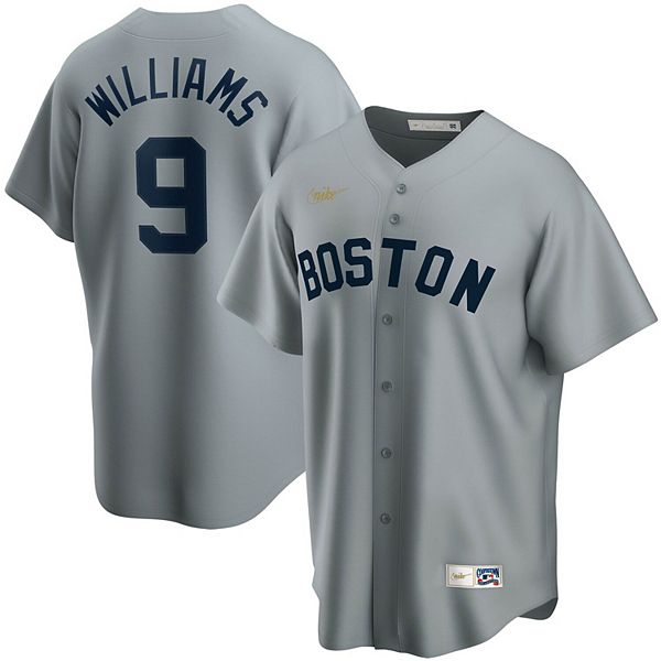 Mens's New JR Medium Nike buttons T-Shirt MLB Boston Red Sox