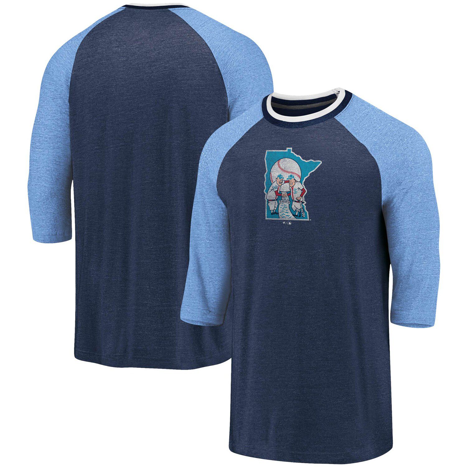 minnesota twins 3 4 sleeve shirts