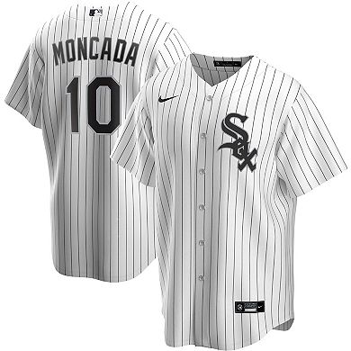 Men's Nike Yoan Moncada White Chicago White Sox Home Replica Player Name Jersey