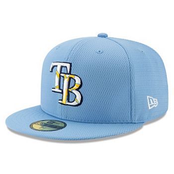 Men's Tampa Bay Rays New Era Light Blue 2021 Batting Practice