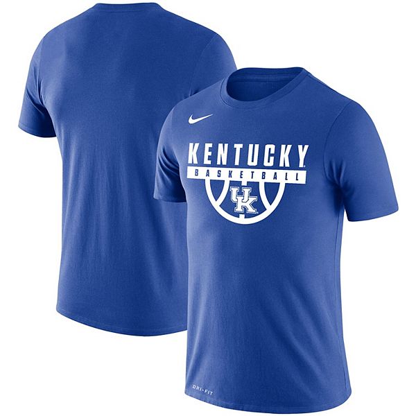 Men's Nike Royal Kentucky Wildcats Basketball Drop Legend Performance  T-Shirt