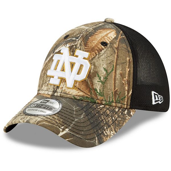 Men's New Era Olive Notre Dame Fighting Irish Tac 39THIRTY Flex Hat