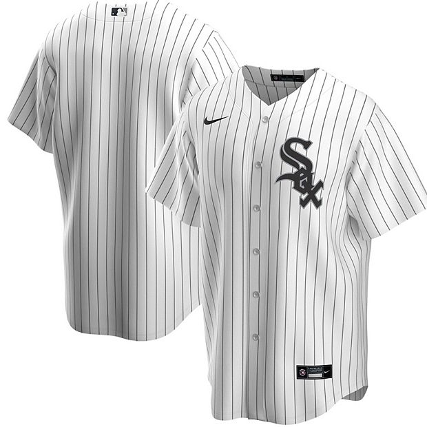 Chicago White Sox Nike Baseball Dri Fit MLB Striped Polo Shirt Size Medium