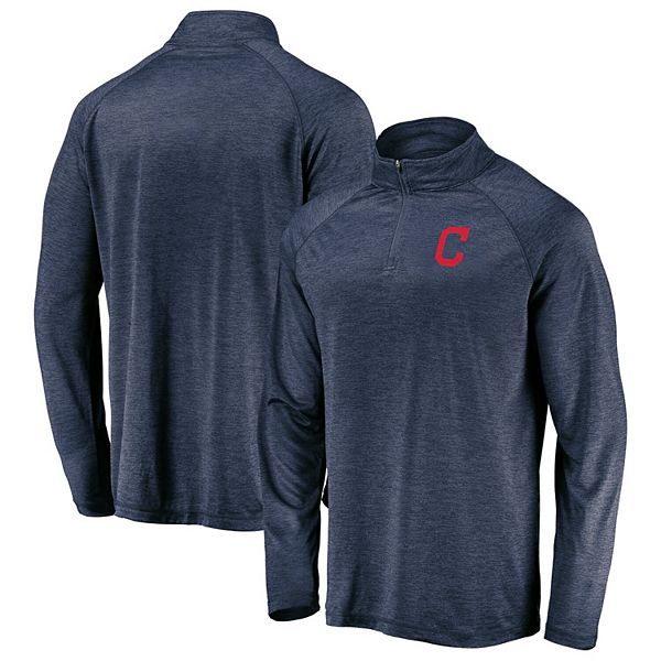 Men's Fanatics Branded Navy Cleveland Indians Primary Team Logo Polo