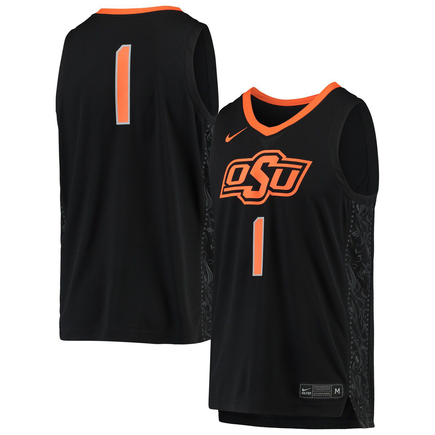 orange and black basketball jersey