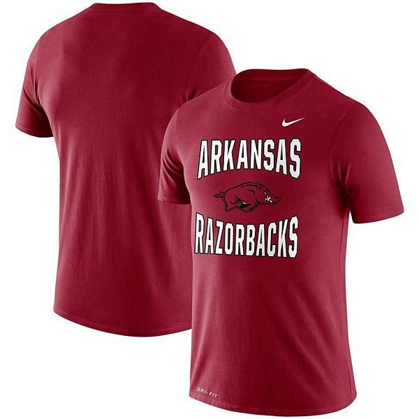 Men's Nike Crimson Arkansas Razorbacks Double Arch Legend Performance T ...
