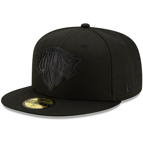 Men's New Era Black New York Knicks Back Half 59FIFTY Fitted Hat