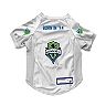 Little Earth Olympic White Seattle Sounders FC Premium Pet Stretch Jersey