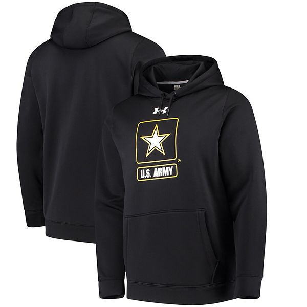 Under armour best sale army hoodie