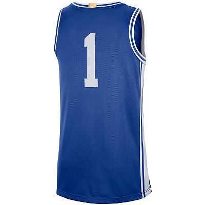 Men s Nike 1 Royal Duke Blue Devils Limited Basketball Jersey