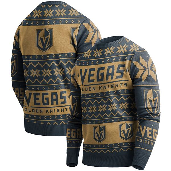 Vegas Golden Knights Fanatics Branded Christmas Jumper Graphic Crew Sweatshirt - Mens
