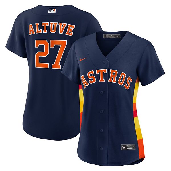Houston Astros Fanatics Branded Women's Diva Jersey V-Neck T-Shirt