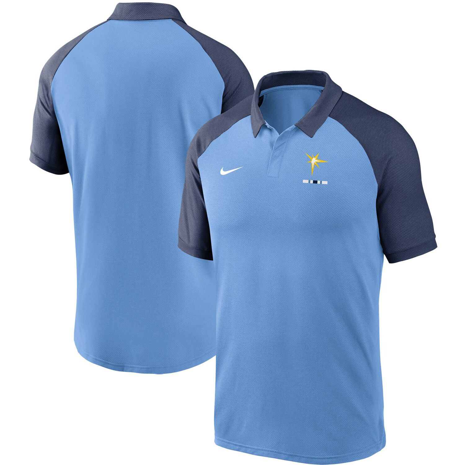 light blue nike polo