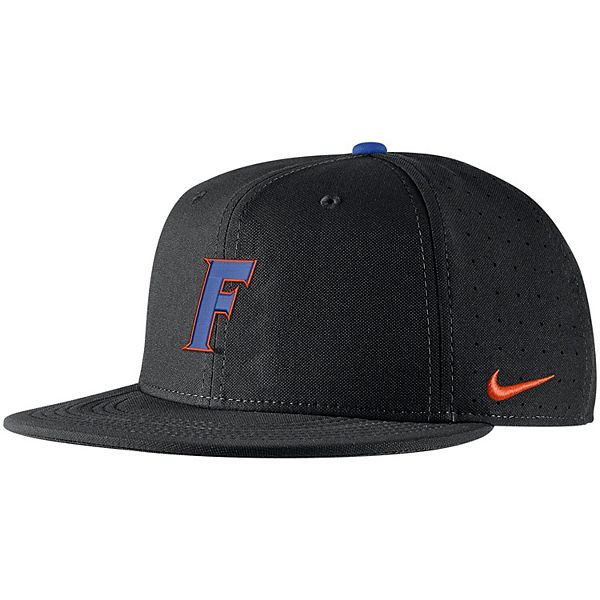 Men s Nike Black Florida Gators Aerobill Performance True Fitted Hat