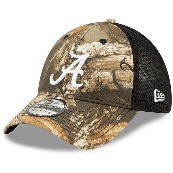 Men's Atlanta Braves New Era Realtree Camo Trucker 9TWENTY Adjustable Hat
