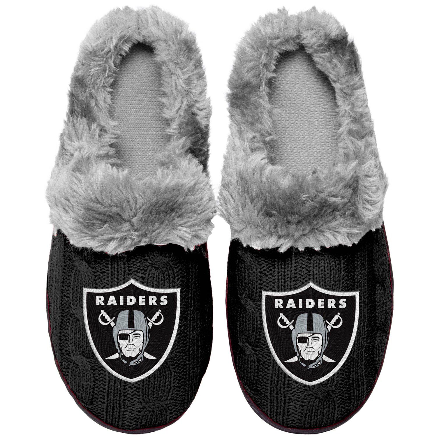 raiders house shoes