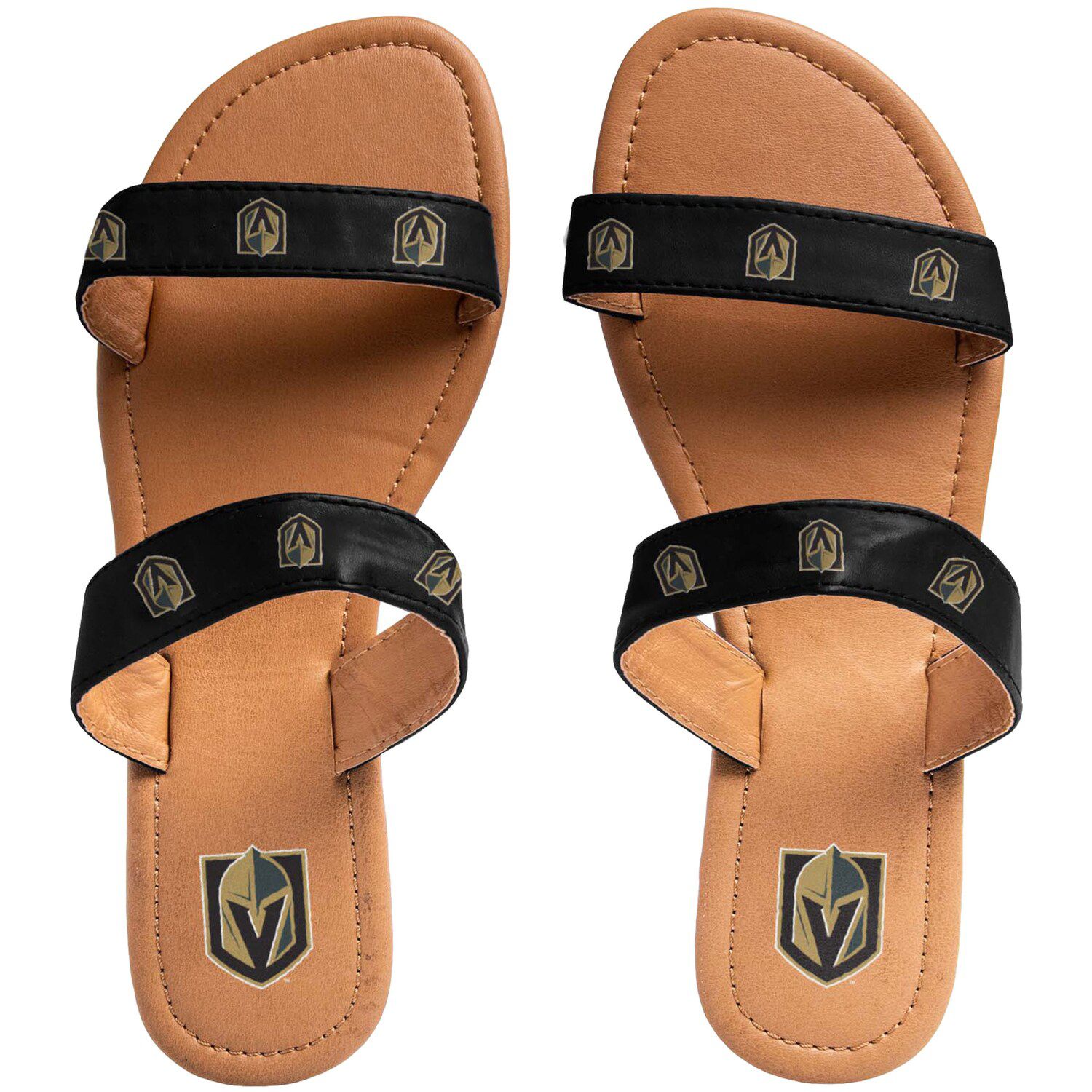 golden strap sandals